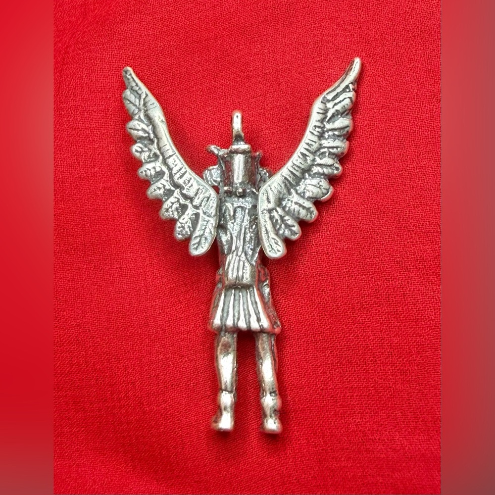 Sterling silver Navajo Kachina eagle dancer charm pendant - Picture 4 of 6